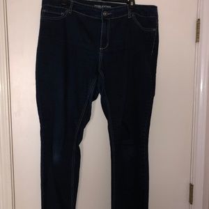 Maurices Dark Wash High-Waisted Jeggings